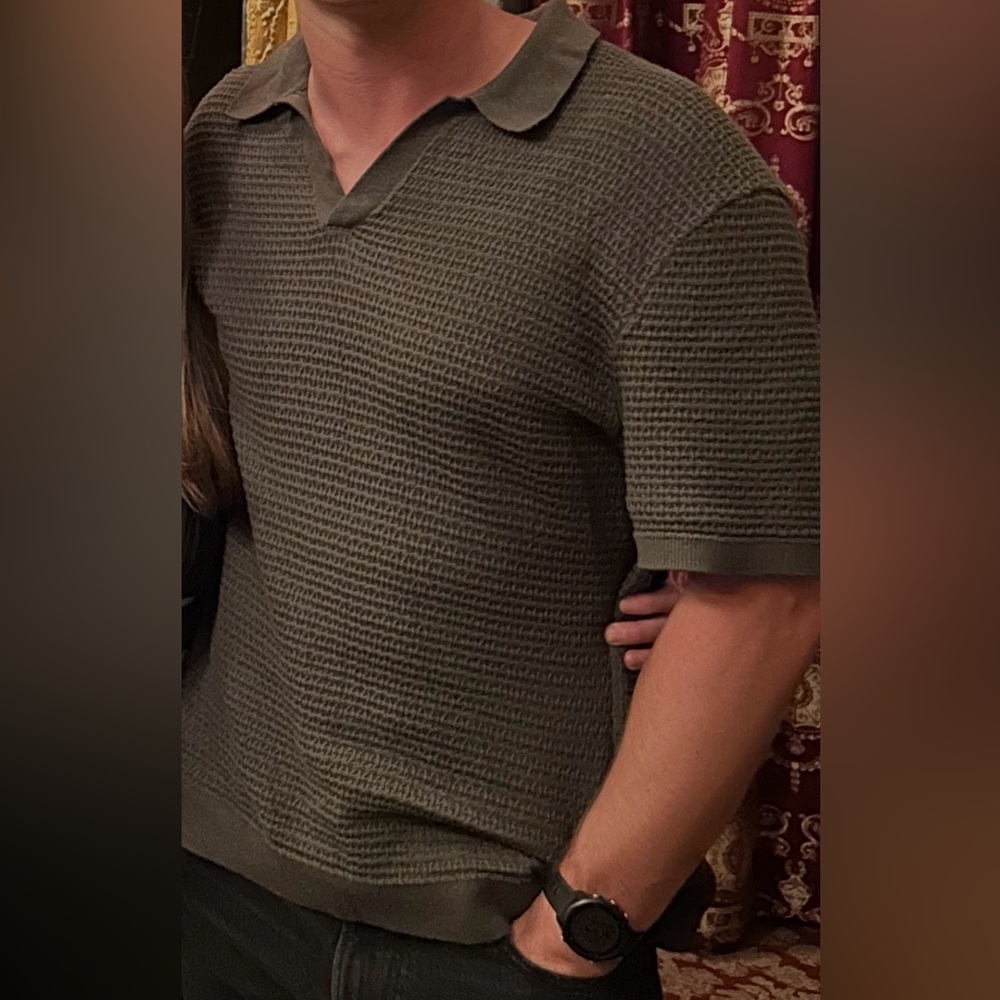 Abercrombie Sweater Polo WORN ONCE